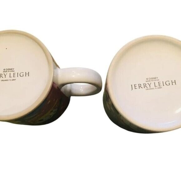 Mug Set Disney Jerry Leigh #1 Grandma & Grandpa Ceramic Coffee Mickey & Friends - Picture 5 of 12